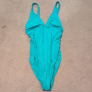 Carve Designs Teal One Piece Swimsuit Size XS